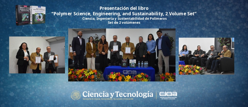 Presentación del libro “Polymer Science,Engineering, and Sustainability, 2 Volume Set”